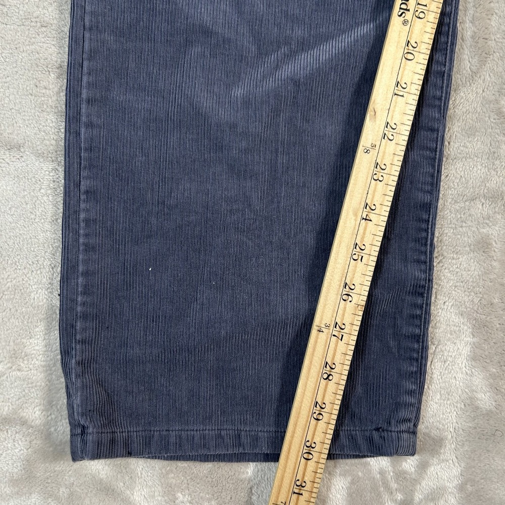 VTG 90s Polo Ralph Lauren Pants Mens 38x30 Blue Corduroy Classic Chino 5-Pocket - Picture 14 of 16